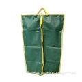 Garment bag with two pairs button, for foldable use, made of 80g nonwoven fabric